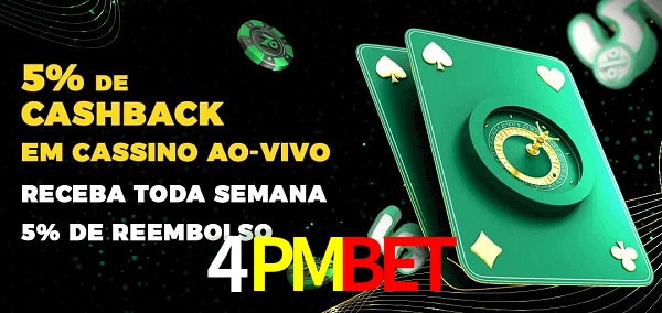 Promoções do cassino ao Vivo 4PMBET